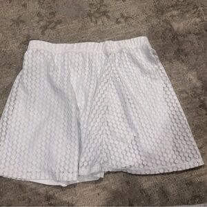 White Eyelet Shorts